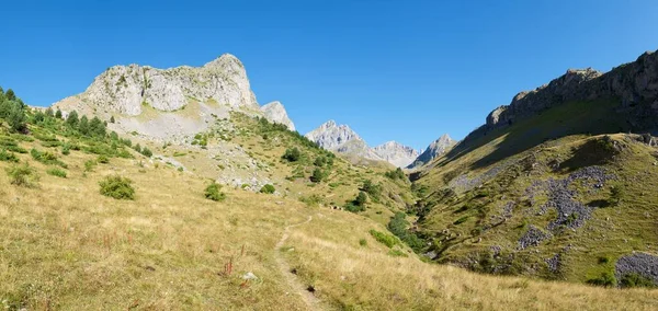 Cime Dei Pirenei Valle Dell Hecho Provincia Huesca Aragona Spagna — Foto Stock