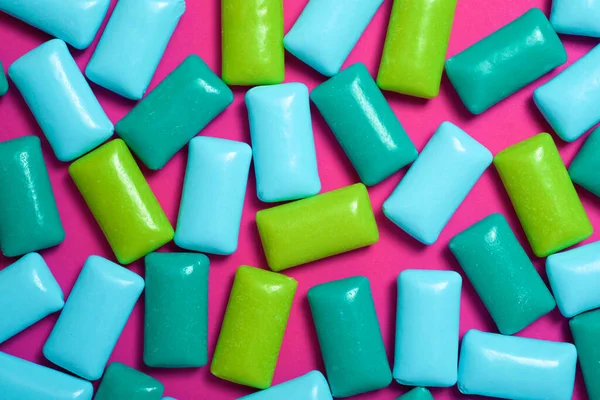 Chewing Gum Aligned Table — Stock Photo, Image