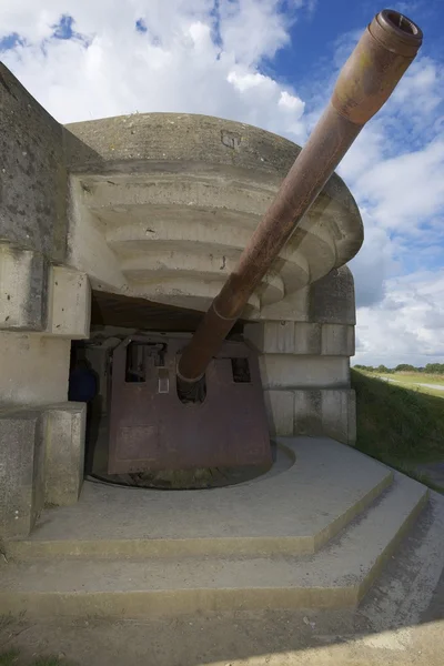 Batteria di Longues sur Mer — Foto Stock