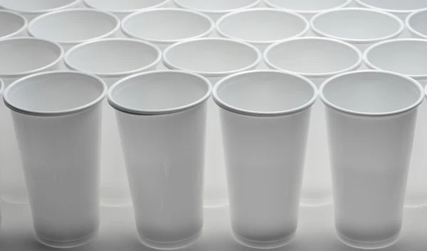 Wegwerp cups — Stockfoto