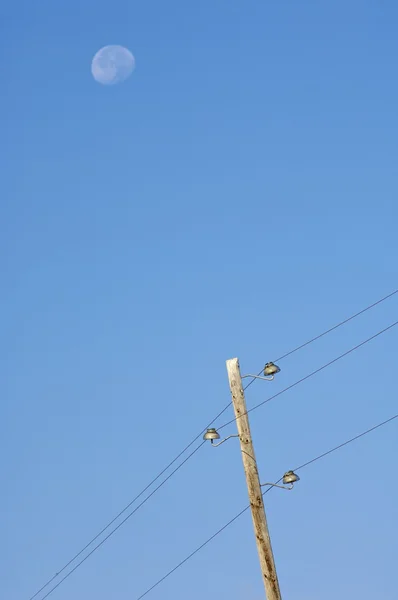 Dřevěný stožár — Stock fotografie