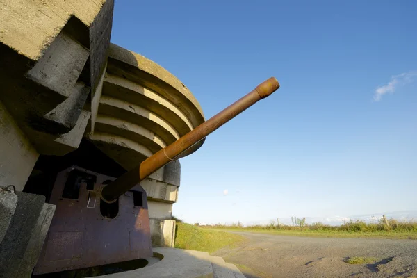 Batteria di Longues sur Mer — Foto Stock