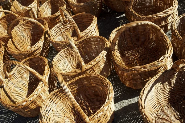 Wicker baskets — Stock Photo, Image