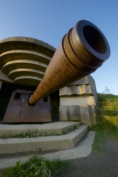 Batteria di Longues sur Mer — Foto Stock