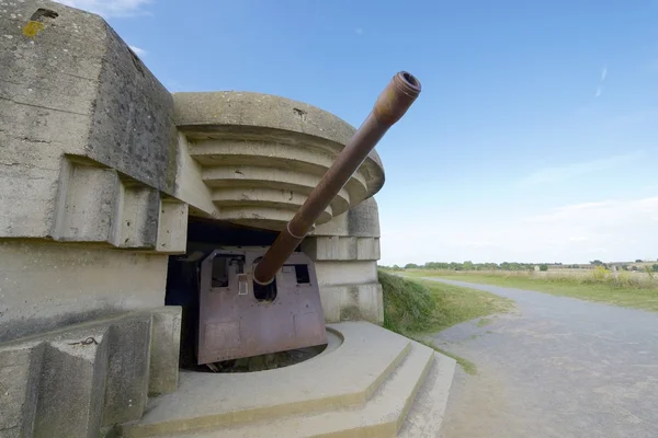 Batteri longues-sur-Mer — Stockfoto