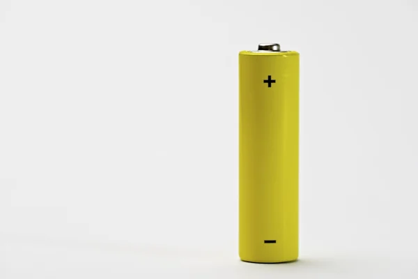 Yellow battery — Stock Photo, Image