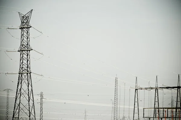 Subestação eléctrica — Fotografia de Stock