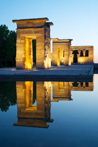 이집트 사원 debod 스톡 사진