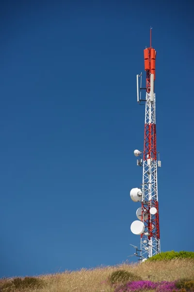 Telecommunications tower — Stock Photo, Image