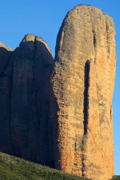 Riglos ve Španělsku — Stock fotografie