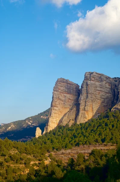 Parete rocciosa in Spagna — Foto Stock