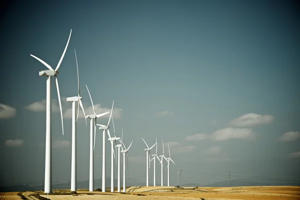 Sistema de energia eólica — Fotografia de Stock