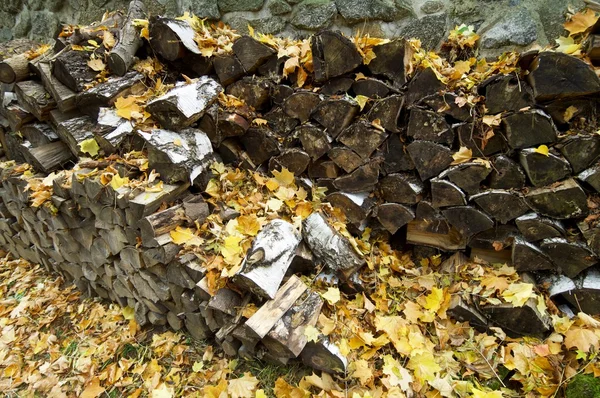 Yakacak odun yakın. — Stok fotoğraf