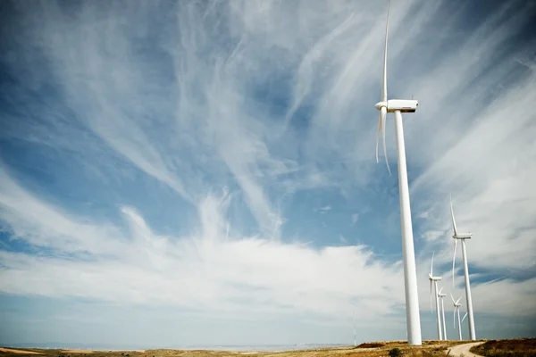 Producción de energía renovable Imágenes de stock libres de derechos