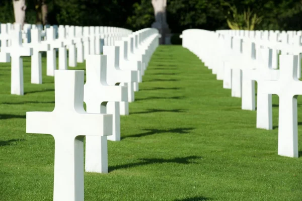 Friedhof in der Normandie — Stockfoto