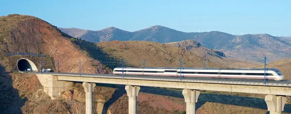 Άποψη ταχύτητας τρένο — Φωτογραφία Αρχείου