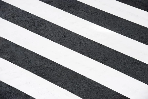 Vista incrocio zebra — Foto Stock