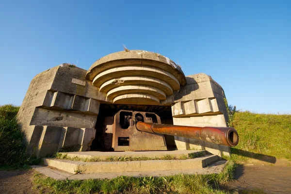 Batteria di Longues sur Mer — Foto Stock