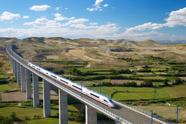 Velocidade Trem vista — Fotografia de Stock