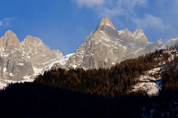 Aiguille du Blaitiere — Stok fotoğraf