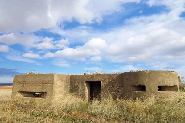 Bunker in Spanje — Stockfoto