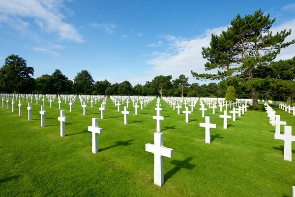 Friedhof in der Normandie — Stockfoto