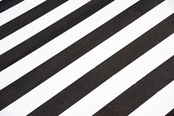 Zebra crossing widok — Zdjęcie stockowe