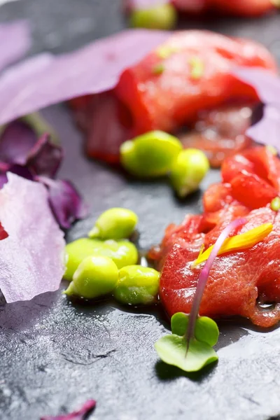 Sashimi van rode tonijn Stockfoto