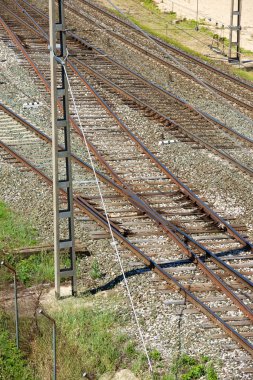 Tren yakın çekim