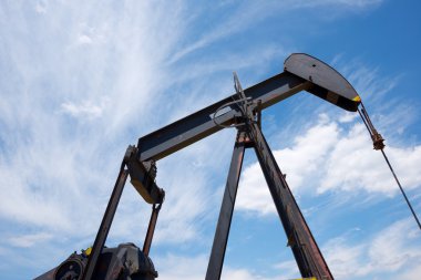 Petrol sahası yakın çekim