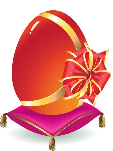 Bir hediye olarak yumurta — Stok Vektör