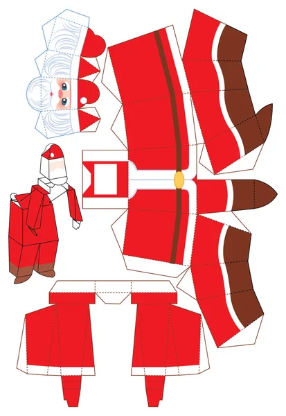 Santa Claus toy — Stock Vector