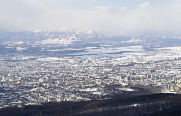 Yuzhno-Sakhalinsk, wyspa Sachalin — Zdjęcie stockowe