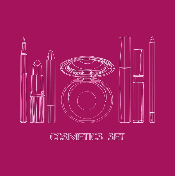 Set de cosméticos — Archivo Imágenes Vectoriales