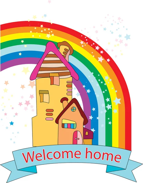 Welcome home — Stock Illustration Welcome home Royalty Free Stock Vectors