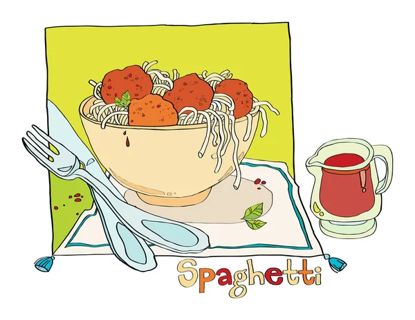 Spaghetti Vector Graphics