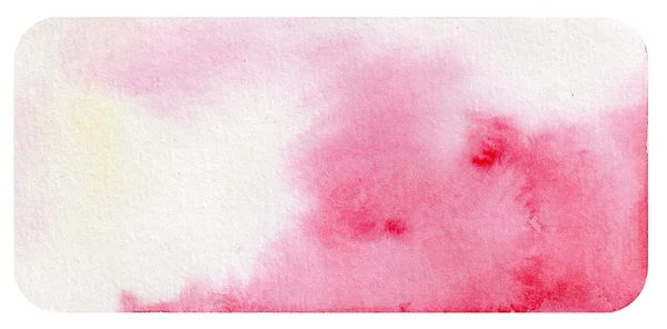 Pink watercolor — Stock Photo, Image