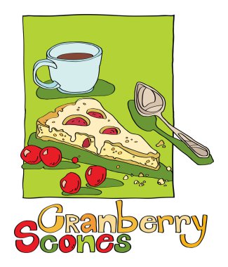 Kızılcık scones