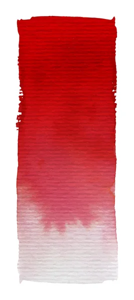 Red watercolor — Stock Vector