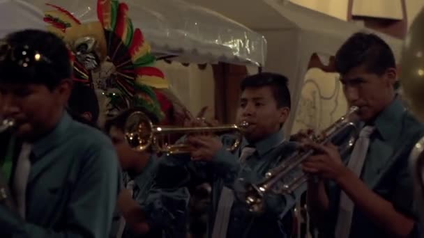 Кочабамба Боливия Август 2019 Года Фестиваль Богородицы Уркупинской Боливии Грандиозный — стоковое видео