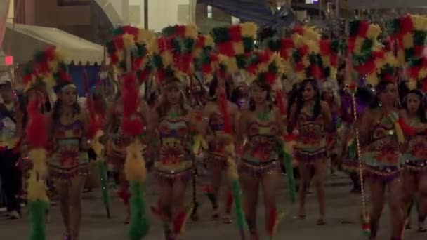 Cochabamba Bolivie Août 2019 Festival Vierge Urkupina Bolivie Une Célébration — Video