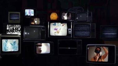 Coronavirus Global Pandemic ve Retro Televisions. Yakınlaştır. NASA tarafından desteklenen bu videonun elementleri. 