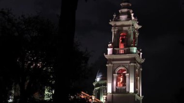 Salta Katedrali Plaza 9 de Julio Meydanı, Salta, Arjantin, Güney Amerika.  