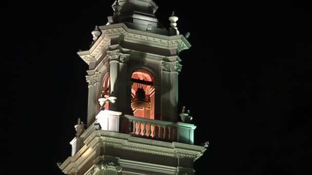 Kathedrale Von Salta Plaza Julio Salta Argentinien Südamerika — Stockvideo