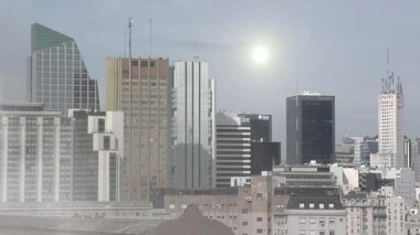 Buenos Aires Microcentro Skyline with Office Buildings and Financial District, Arjantin