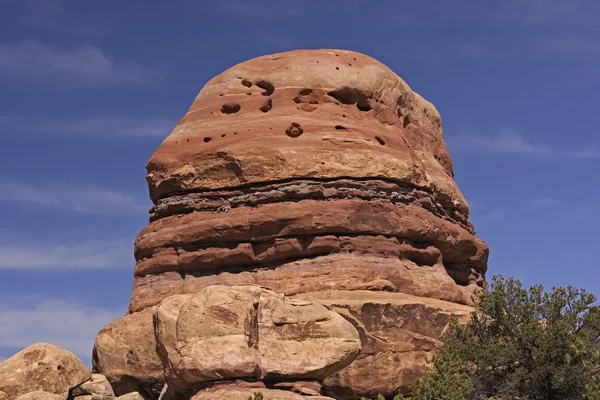 Hamburger Rock in the Desert — Stock Photo, Image