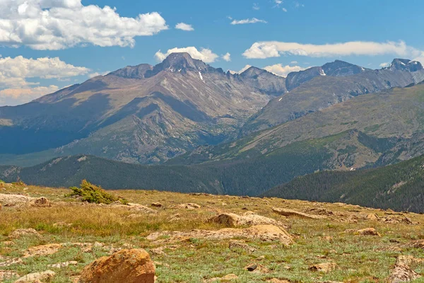 Montanhas Altas Vistas Tundra Alpina Parque Nacional Montanha Rochosa Colorado — Fotografia de Stock