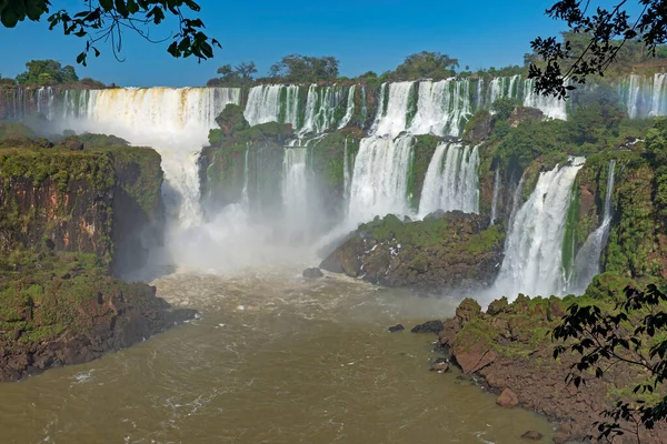 Panorama Dramatique Mbigua San Martin Falls Dans Les Tropiques Parc — Photo