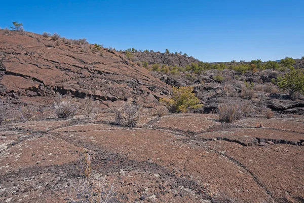 エルマルパイスのバレン風景の溶岩ドーム ニューメキシコ州の国定記念物 — ストック写真