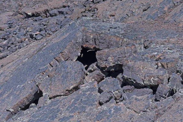 Gebarsten Gebroken Lava Blokken Lava Falls Trail Malpais National Monument — Stockfoto
